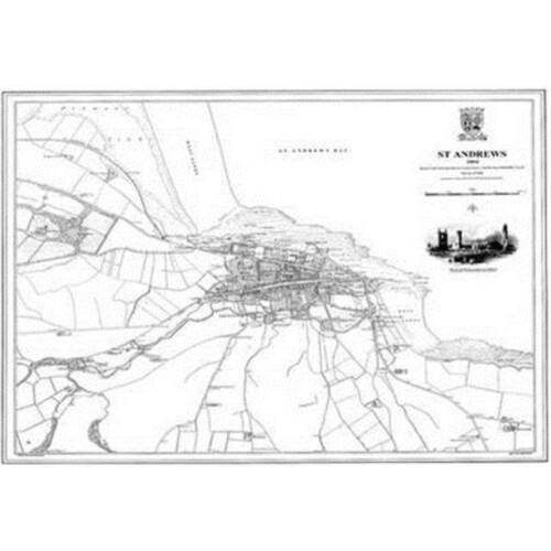 St Andrews 1854 Map by Peter J. Adams Other Book