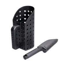 Portable Sand Scoop & Trowel Set for Metal Detecting - Sturdy ABS Plastic