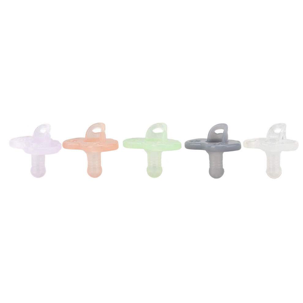 Silicone Baby Pacifier Bite-Resistant Teething Relief, Washable Type 1