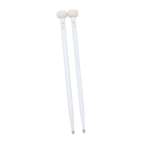 Versatile Double Ended Drumsticks for Drum Sets & Kettledrums 2pcs