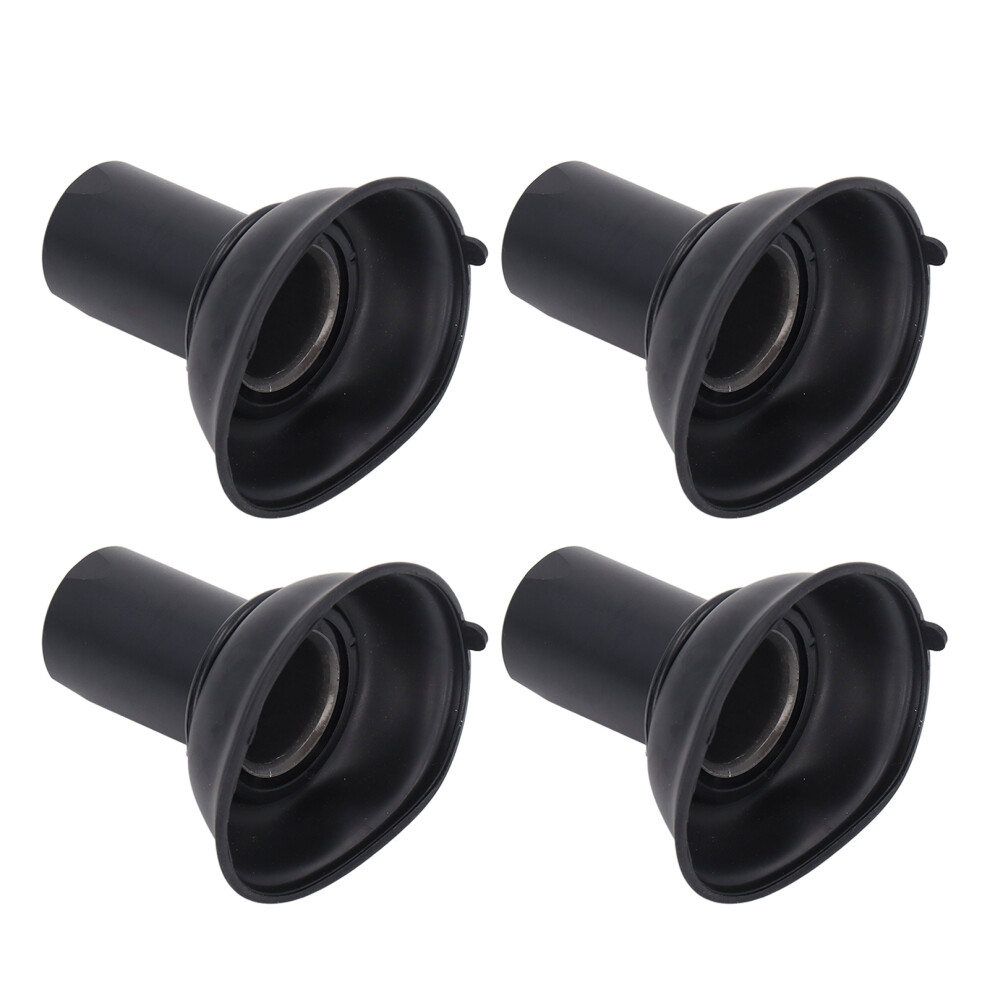4Pcs Carburetor Vacuum Diaphragm Replacement For Vmax 1200 1985Â2007, Black 4951356498019
