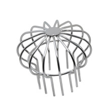Steel Drain Grate Cover Anti-Clog Round 110mm Corrosion-Resistant Outdoor Drain For Patio High-Efficiency