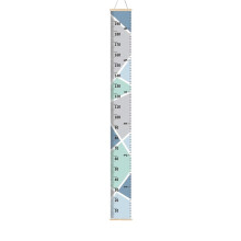 Children's Height Chart Pine Wood Growth Chart Ruler For Kids Model G Wall Mounted