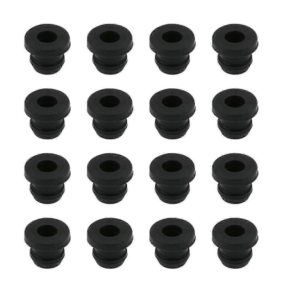 Kikidex (As Show, One Size) 16Pcs Heat Resistant Rubber Plugs For Gas Stove Screw Protection And Hob Safety Caravans Cooker Replacement Parts