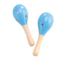 (As show, One size) 12 Pieces Maracas For Maraca Party Favours Wooden Maracas Colorful Mini Maracas For Fiesta Favours M