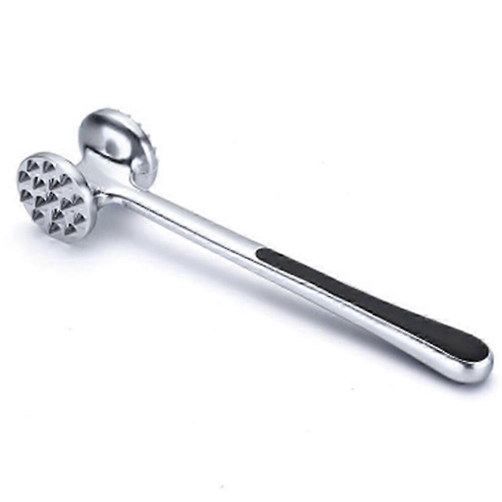 Kikidex (As Show, One Size) Meat Tenderizer Stainless Steel Meat Hammer Metal