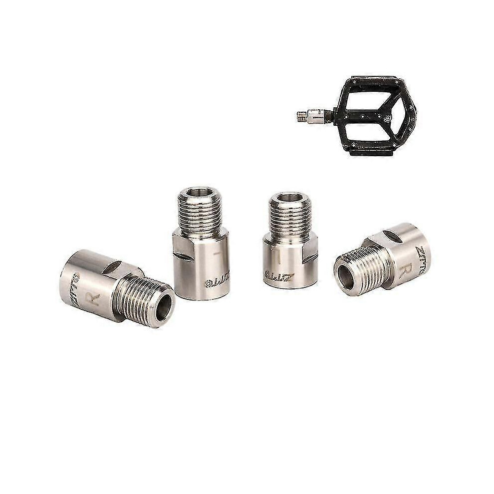 Kikidex (As Show, 16Mm) Precise Pedal Extension Bicycle Pedal Extender Shaft Natural Color Riding Comfort Less Labor-Intensive Extender