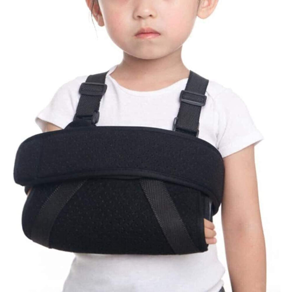 Breathable Arm Supports Adjustable Shoulder Immobilizer Child Arm Supports Rotator Cuff Dislocation Sprains Size S Large