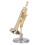 Miniatur-Trompete, langlebiges Messing, exquisites 9