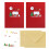 Heartwarming Foldable Greeting Card Elegant 3D Christmas-2 sets 1
