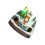Enchanting Lighted Christmas Train Scene with-Elderly style 1