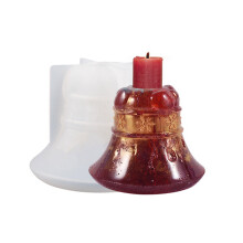 Christmas Concrete Silicone Pot Mold Succulent-the bell