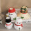 Christmas Concrete Silicone Pot Mold Succulent-the bell 6