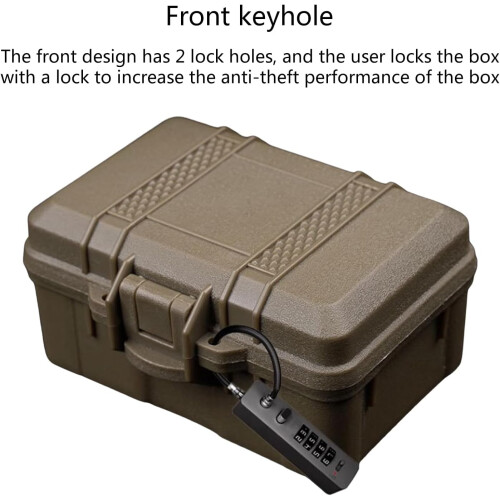 Dry Box Protective Hard Case Outdoor Shockproof Survival Carrying Case Container With Foam Insert 1