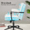 ELFORDSON ELFORDSON Office Chair Ergonomic Executive Computer Work Boucle Fabric 6