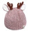 Süße Strickmütze mit Geweih-Strickmütze, Weihnachtsmütze-Rosa 1