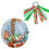 Seiden-Haargummis mit weihnachtlichem Muster,-Stil 2 3