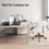 ELFORDSON ELFORDSON Office Chair Ergonomic Executive Computer Work Boucle Fabric 10