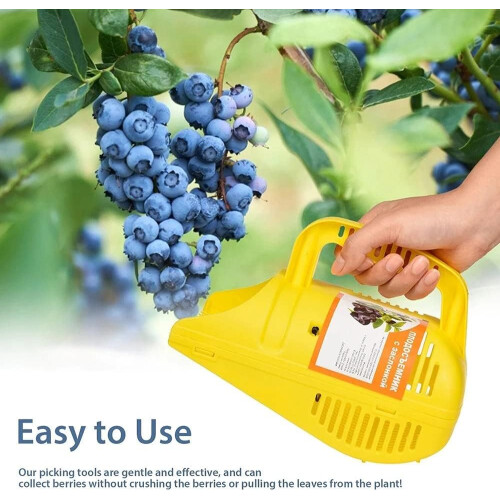 Fruit Picker Garden Tool Blueberry Picking Tool With Fruit Basket And Harvest Tool 2