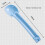 Cat Strip Squeeze Spoon - Multi-Function Plastic Dog & Cat Snack Feeder, Blue 5
