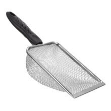Stainless Steel Reptile Sand For Turtle Litter Substrate Cleanup With Scoop Draining Filtering Mesh