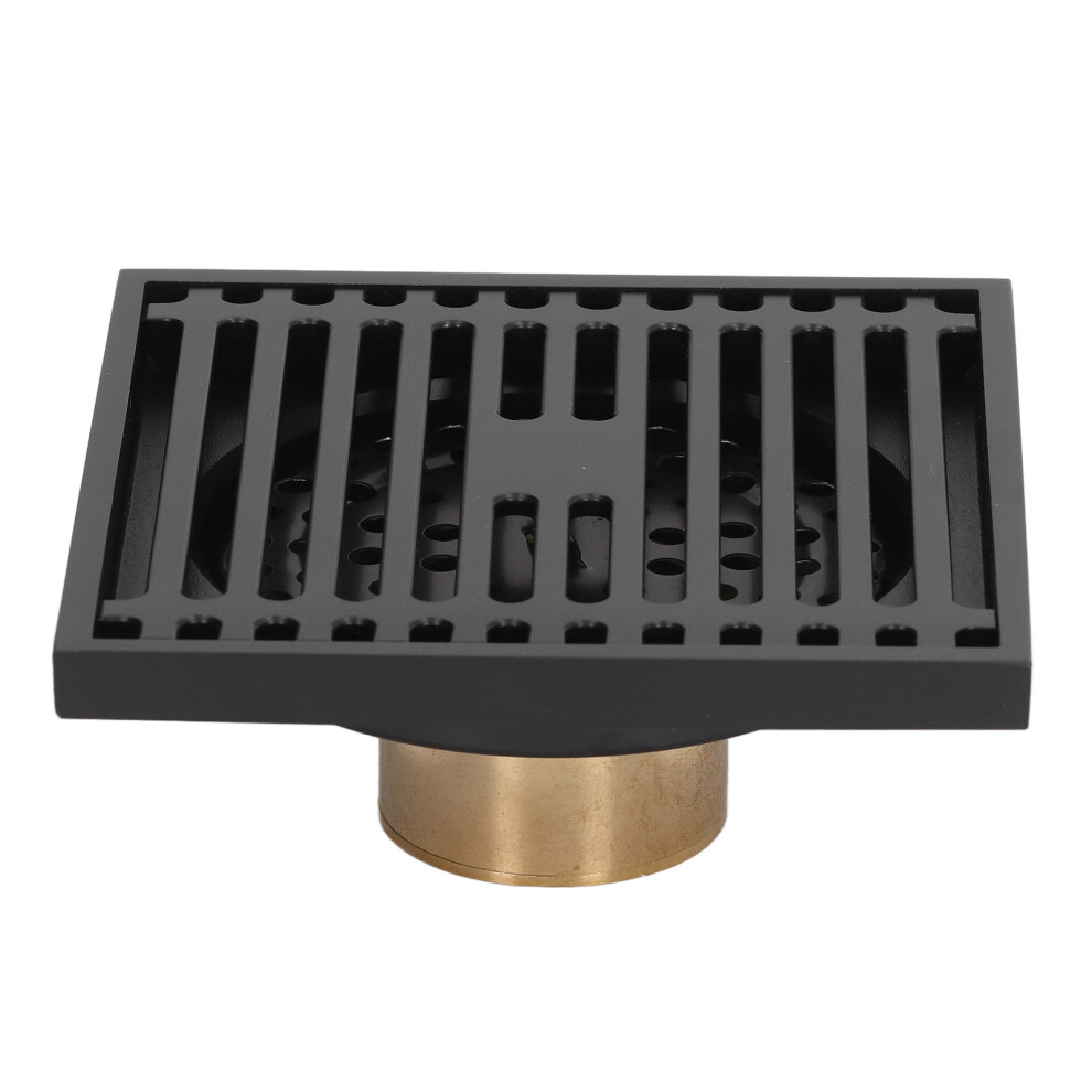 Odorproof Black Copper Drain Set: Large Flow For Bath & Balcony 6931356503676