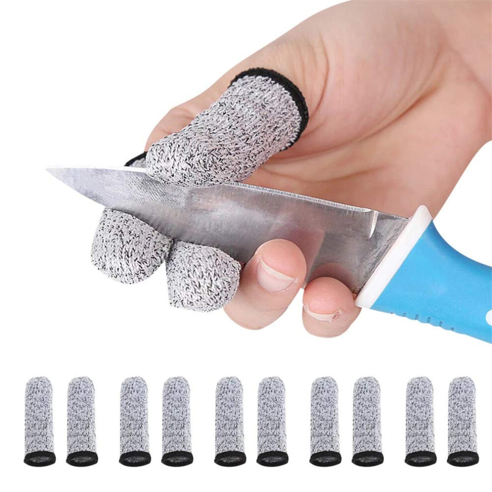 Cut Resistant Finger Cots For Kitchen Work, Reusable Finger Sleeve Protectors, Sculpture Supplies, 20 Pcs 9067246403478