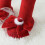 Rote, verdickte Baby-Bodensocken mit 9