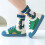 5 Paar Kindersocken bis zur Mitte der Wade, hoher 11