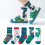 5 Paar Kindersocken bis zur Mitte der Wade, hoher 5