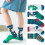 5 Paar Kindersocken bis zur Mitte der Wade, hoher 6