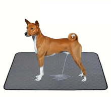 (Grey, XXL (90x150cm)) Reusable Dog Urine Pad, Washable Dog Training Pad, Durable Waterproof Cat Urine Mat, Pet Supplies for Indoor Outdoor Use