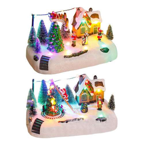 Centres de table de noël multifonctionnels en résine, avec-B 1