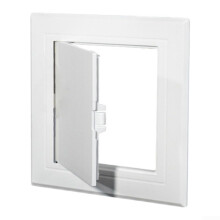 White ABS Access Panel Moisture-Resistant High-Temperature 150 x 200mm