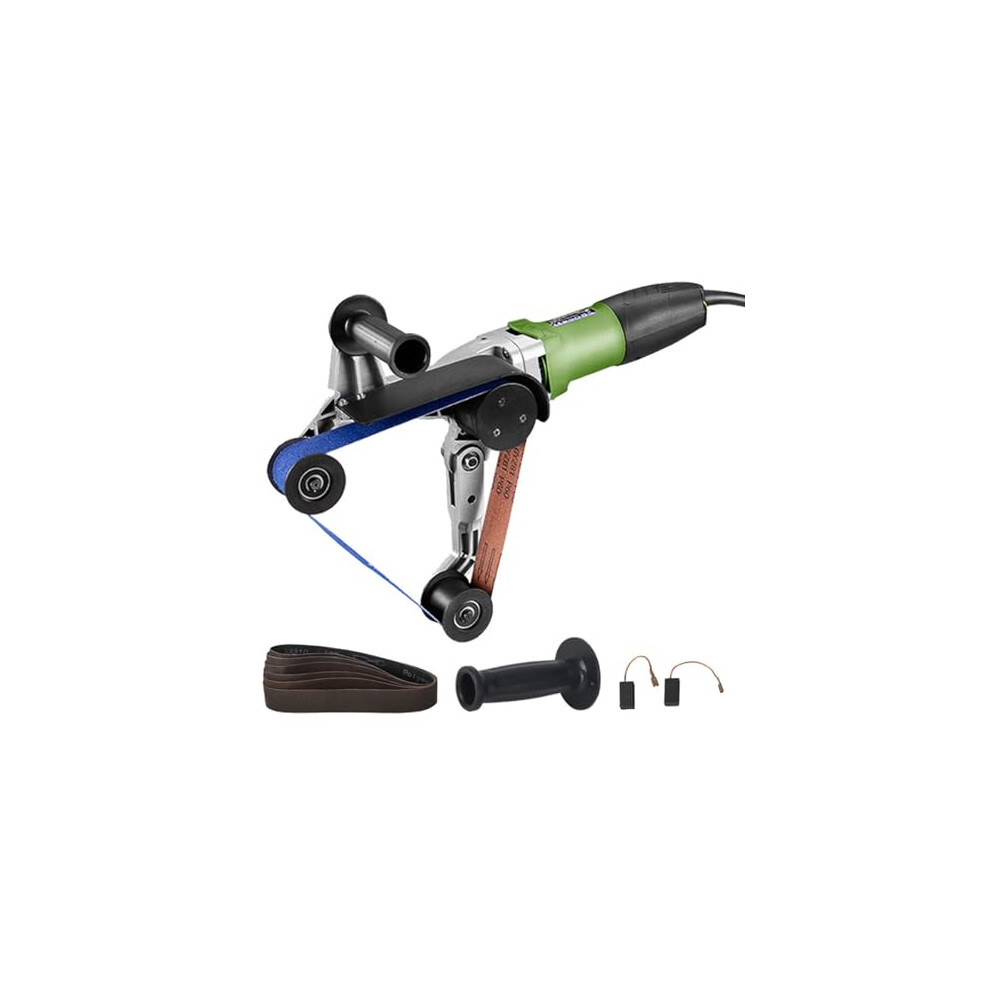 Electric Tube Polisher 360-Degree Rotation, 6-Speed Adjustable Handheld Belt Sander For Stainless Steel Pipes Polishing 9393856724918
