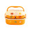 Verdeelde lunchbox met geïsoleerde compartimenten-Geel RVS 3D s 1