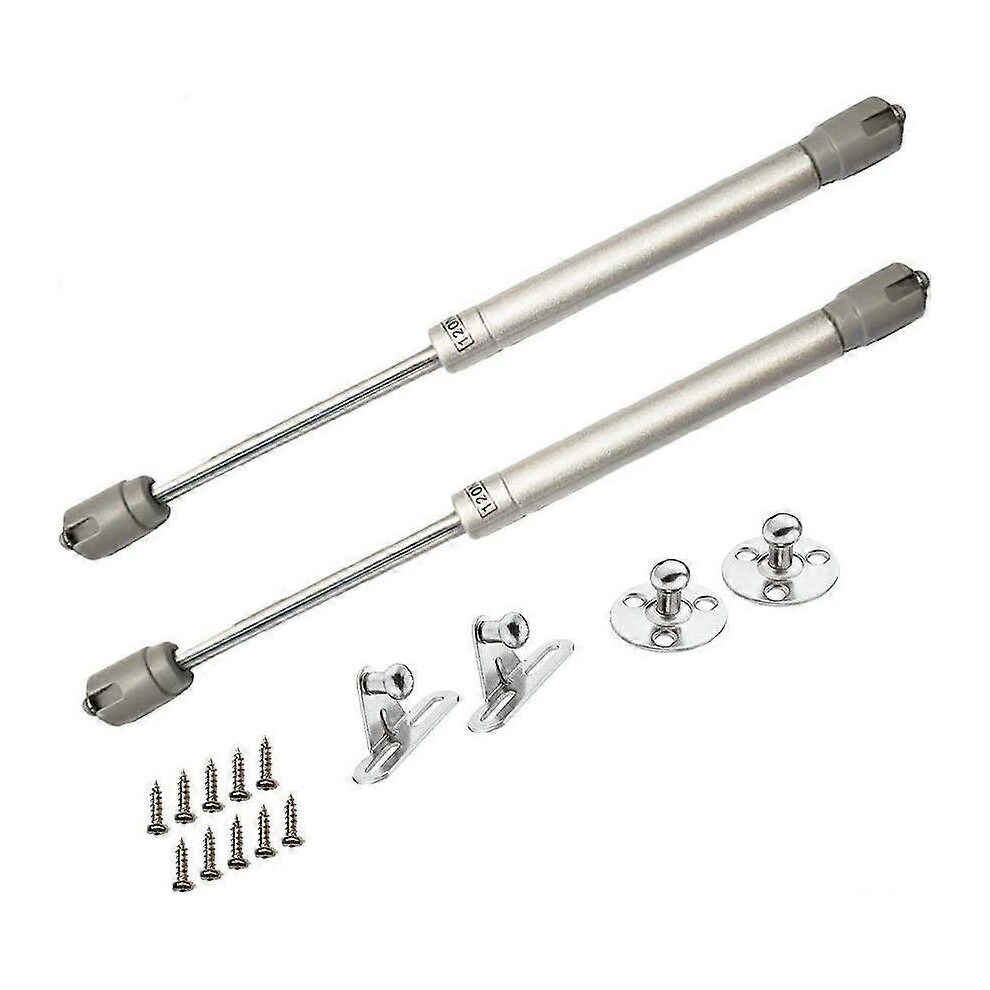 Kikidex (As Show, One Size) 2Pcs 120N Lid Stay Soft Close Hinge Hydraulic Gas Struts Universal Gas Spring Lift Support Struts