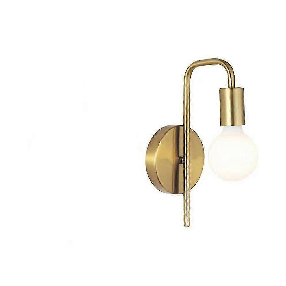 Kikidex (As Show, One Size) Nordic Minimalist Bathroom Mirror Head Lamp, Wall Lamp With Led Light Source St64 Gold
