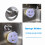 Stainless Steel Smiling Sponge Hook Key Organizer Rustproof 5