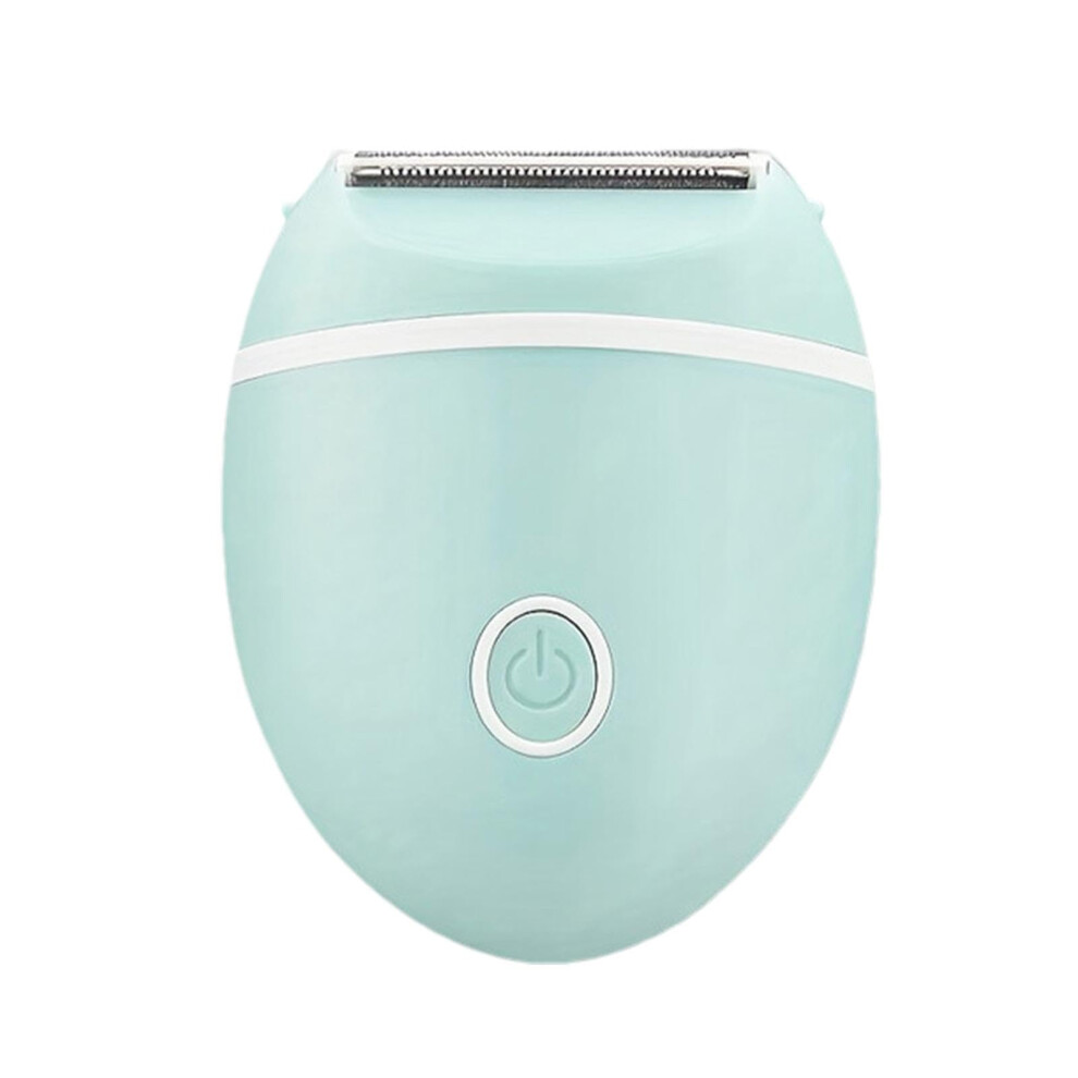 Green Women Electric Shaver Rechargeable Waterproof Hair Removal Device For Face And Body Facial Epilator Bikini Trimmer