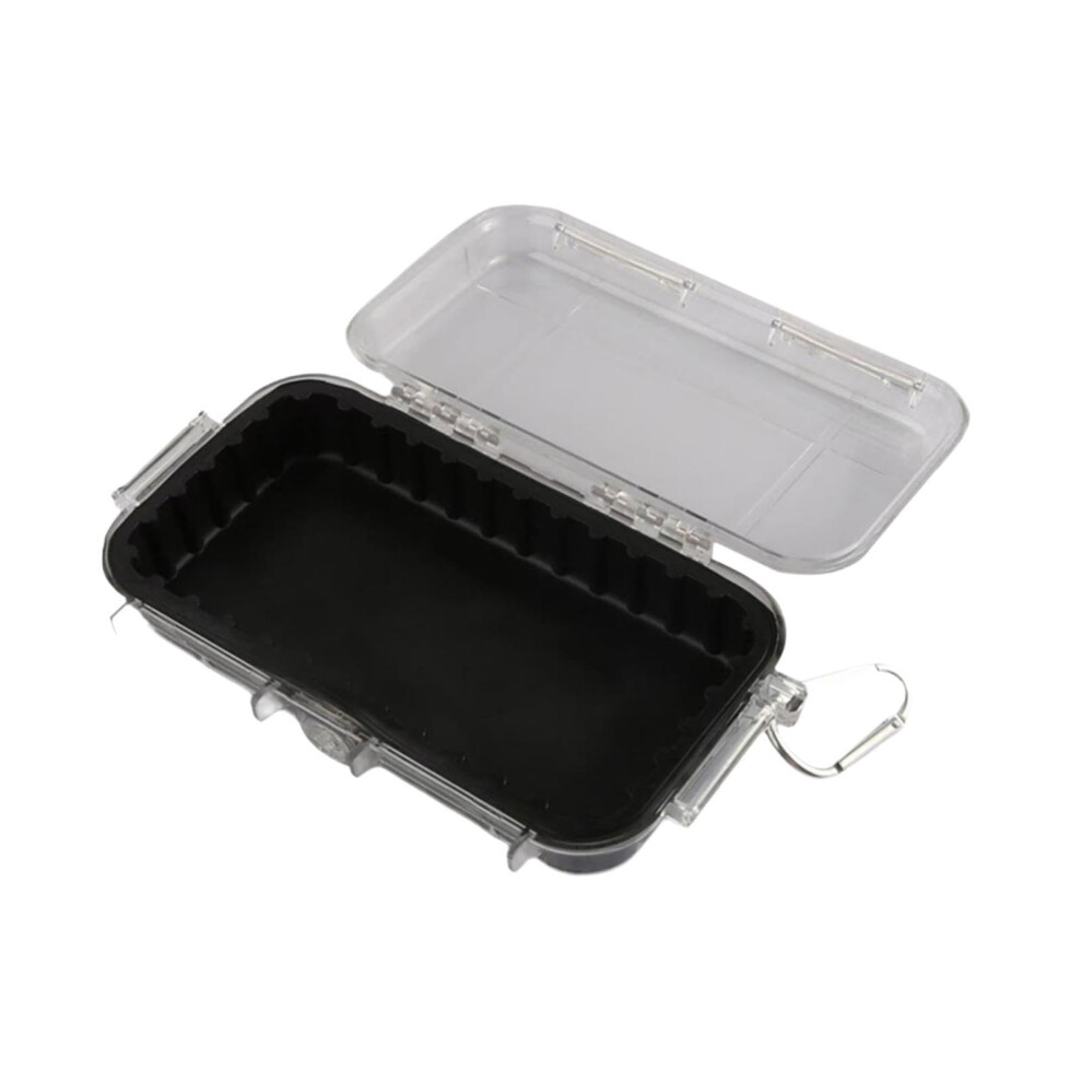 Waterproof Shockproof Box Camping Storage Box Sealed Carry Box For Outdoor Picnic Survival Backpacking Black-image-OPC-PMH76BW-NEW