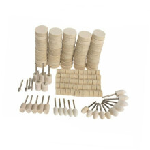 Polishing Wheel Tool 129-Piece Wool Felt Pad Buffing Wheel Discs Set For Grinder Jewelry Auto Parts