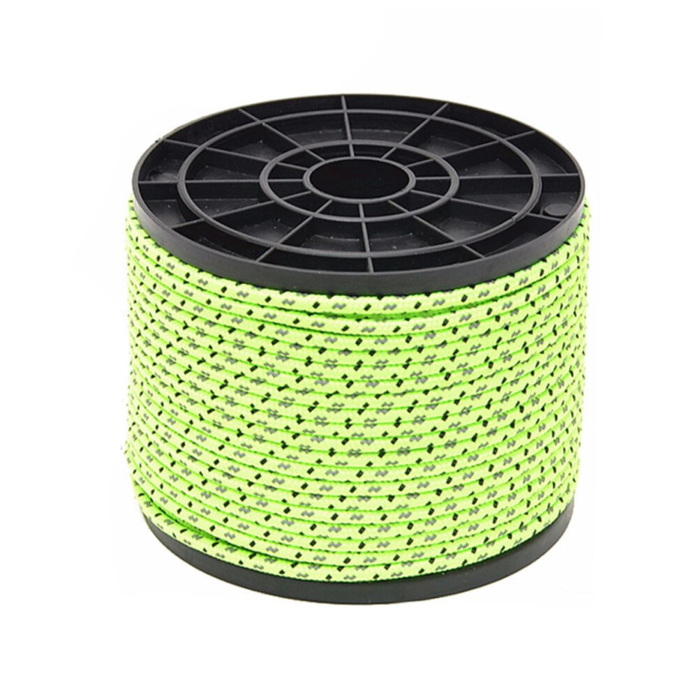 50M Windproof Rope Reflective Tent Guyline For Outdoor Camping, Hiking Shelter, Tent Tie-Down Rope 9084446695809