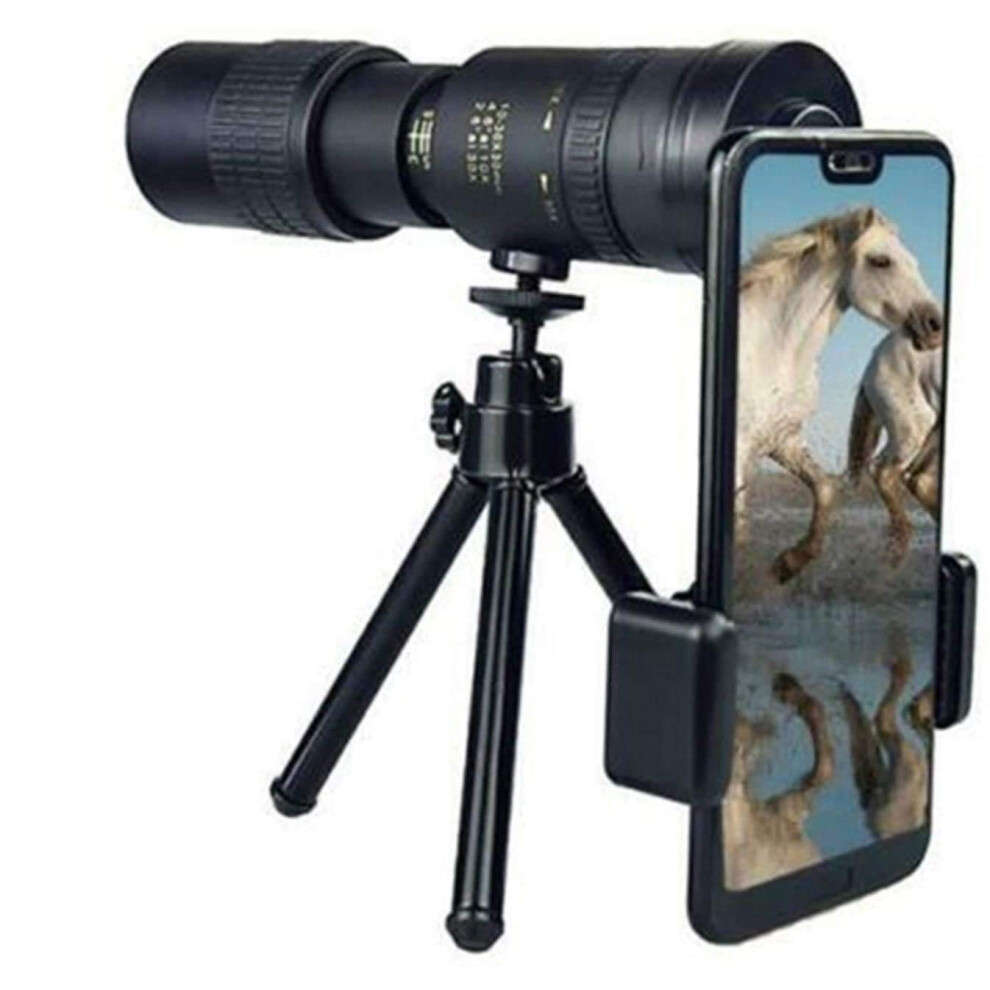 Monocular Telescope Spotting Scope 4K 10-300X40mm Telephoto Zoom For Beach Travel Bird Watching Outdoor 9393856725571