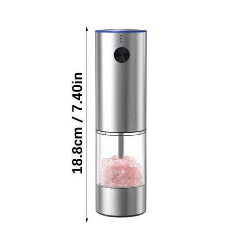 Electric Peppers Grinder Adjustable Coarseness ABS Kitchen Tool 2