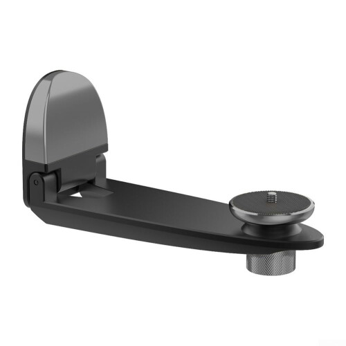 Adjustable Projection Angle Sturdy Aluminum Alloy Wall Mount Bracket Black