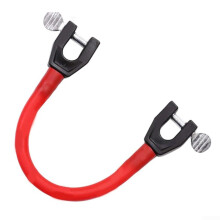 Child Safe Ski Tip Connector Red With Protective Spacers For Enhanced Stability Compatible With Standard Ski Tips