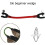 Child Safe Ski Tip Connector Red With Protective Spacers For Enhanced Stability Compatible With Standard Ski Tips 2
