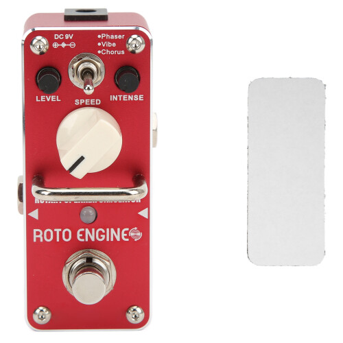 Rotary Speaker Simulator Pedal Metal Red