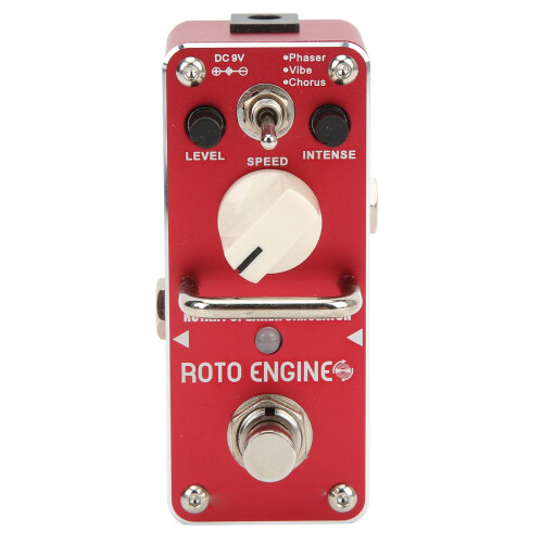 Rotary Speaker Simulator Pedal Metal Red 1